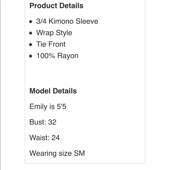 LAST 2️⃣ Madison Striped Wrap Top - Picture 7 of 8